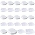 thumbnail image 1 of 40pcs 2 Styles Earring Pads Silicone Earring Cushions Back Pads Comfort Earring Cushions for Clips on Earrings, Clear and White, 1 of 7