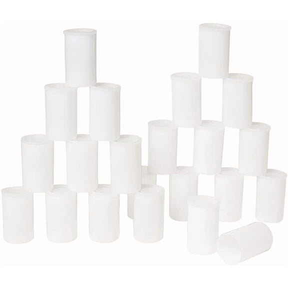 40pcs 35MM Film Canisters with Caps Plastic Empty Camera Reel Containers for Beads Film Jewelry Coins Travel Small Storage Clear diy Clear