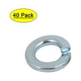 thumbnail interactive-video image 1 of 40pcs 5/16-inch Inner Dia Carbon Steel Split Lock Spring Washer Silver Blue, 1 of 5