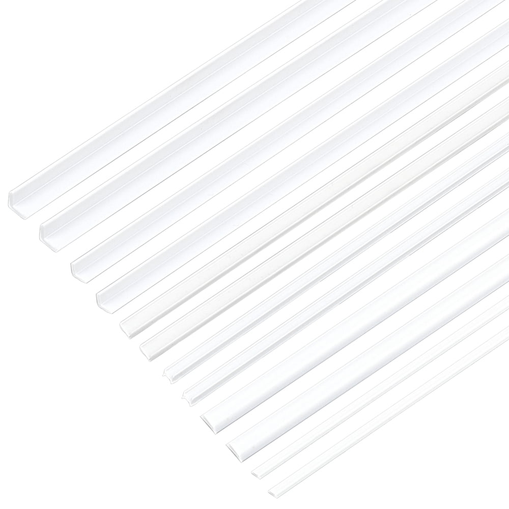 ABS Plastic Bar 1" Thick X 12" Long X 6" Wide | Natural Color Plastic Block For DIY Projects & Machining