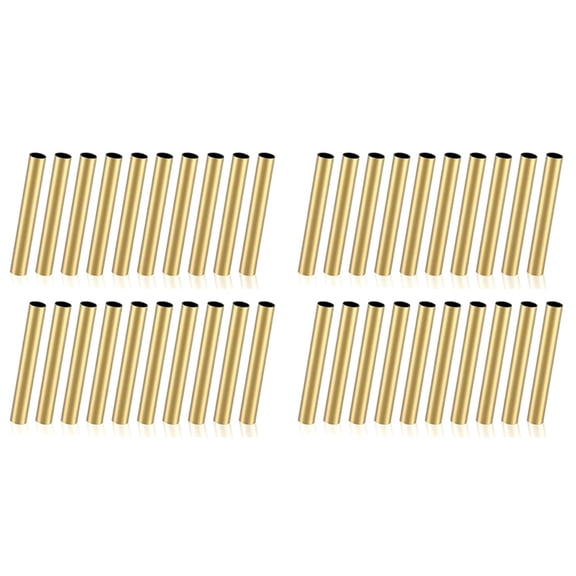 40pcs 7mm Slim Pen Pen Transfer Brass Pen Replacement Accessories for DIY Pen Making Office Supplies Friends Gifts