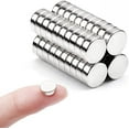thumbnail image 1 of 40pcs 8x3mm Small Round Refrigerator Magnets - Durable Mini Magnets for Crafts, Office & Whiteboard, 1 of 9