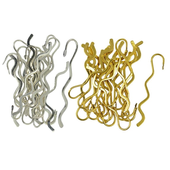 40pcs Alloy Metal Bookmarks Hook Charm Findings 85mm