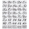 thumbnail image 1 of 40pcs Letter Stencils Templates for Art Drawing Painting Craft Writing on Chalkboard, 1 of 12