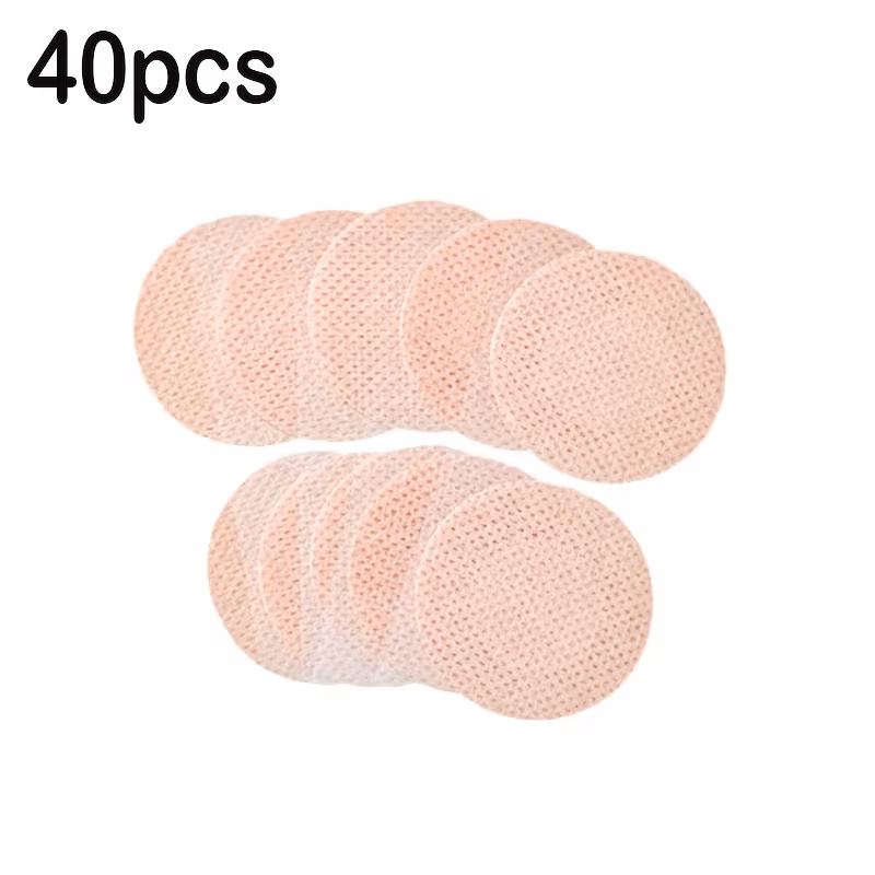 40pcs Anti-Friction Nipple Pads, Disposable Nipple Covers for Runners & Gym, Sweat-Proof Protection Stickers for Chafing Relief