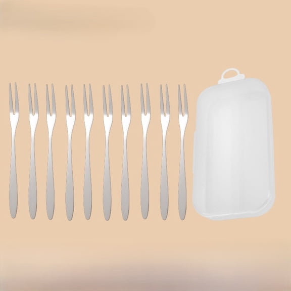 40pcs Appetizer Dessert Forks, Stainless Steel Mini Salad Fruit Fork Tasting Forks Cocktail Fork，Small Stainless Steel Forks for Cocktail Appetizer Dessert Party