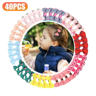 2'' Silicone Coated Hair Barrettes, TSV 40pcs Non-Slip Metal Snap Hair  Clips for Women and Girls, Drop Oil Protection