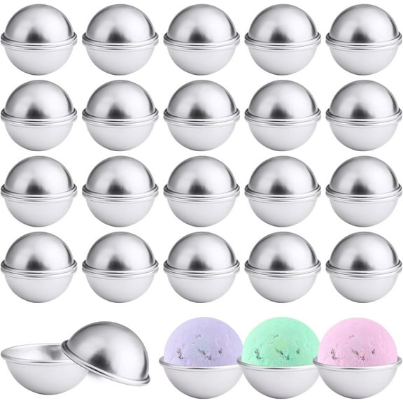 40pcs Bath Bomb Mold Kit, 20 Set Soap Mold & Bath Bombs Press for DIY Making Supplies