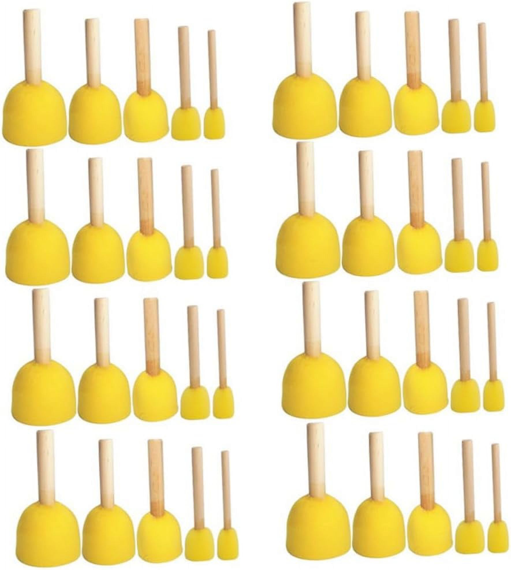 40pcs Bulk Sponges Round Paint Brush Foam Paint Brush Foam Applicator