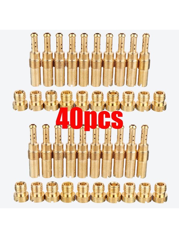 40pcs Carburetor Main jet kit & Main Slow/Pilot Jet Set For Mikuni PWK PE OKO