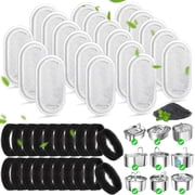 40pcs Cat Water Fountain Filters, EEEkit Pet Sponges Drinking Dispenser Replacement Filters for 67/108/135oz