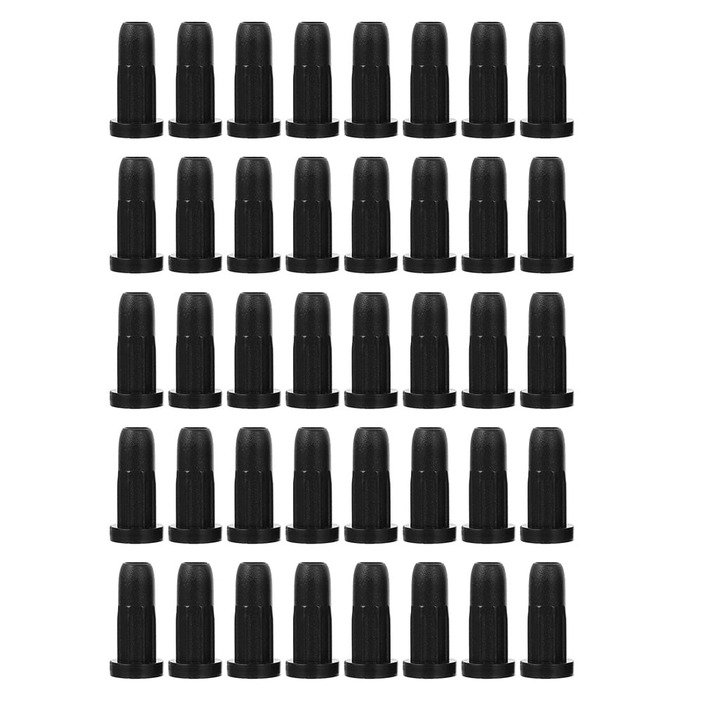 40pcs Chair Leg Floor Protectors Nylon Chair Leg Covers Black Chair Leg