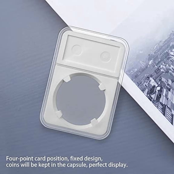 40pcs Coin Slab Graded Display Holder Storage Case 30mm Fit for JFK Half Dollar