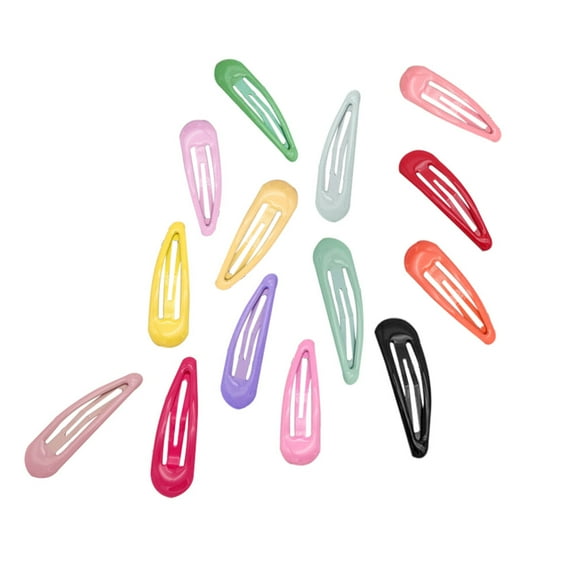 40pcs Colorful Snap Hair Clips Candy Color Barrettes Hairpins Headwear Hair Accessories for Girls and Women Assorted Colors