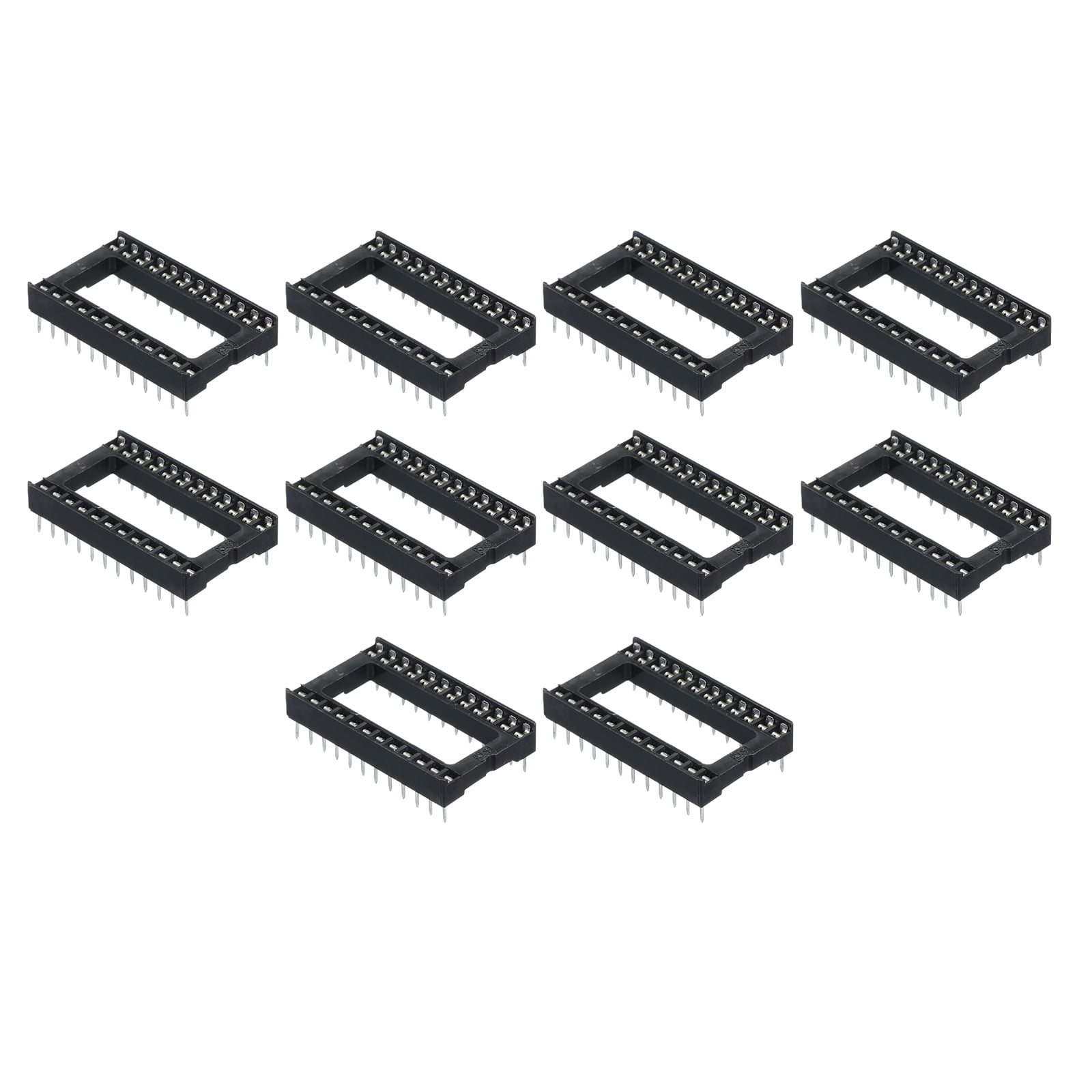 40pcs DIP IC Chip Socket Adapter Flat Pin 18P 2.54mm Pitch IC Socket ...