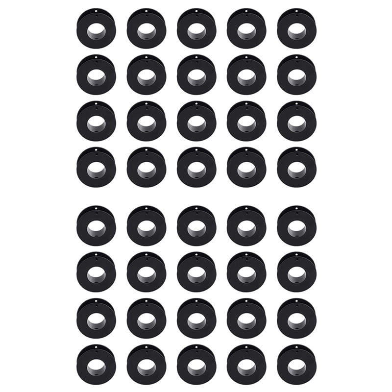 7in Spools 40pcs Empty Spools, 2.1x0.7 Inch Plastic Thread Spools Ribbon Spools ...