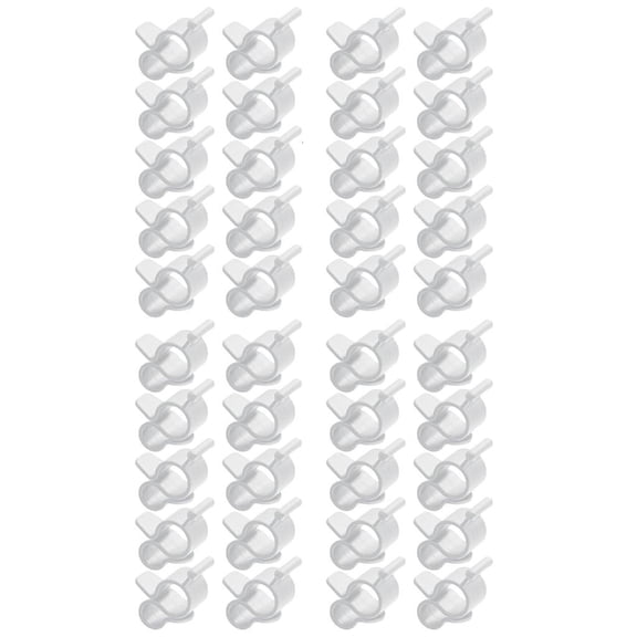 40pcs Heavy Duty Canopy Hooks with Anti-Slip Grip for Outdoor Shelters, All-Weather Camping & Windproof Tarp Fasteners