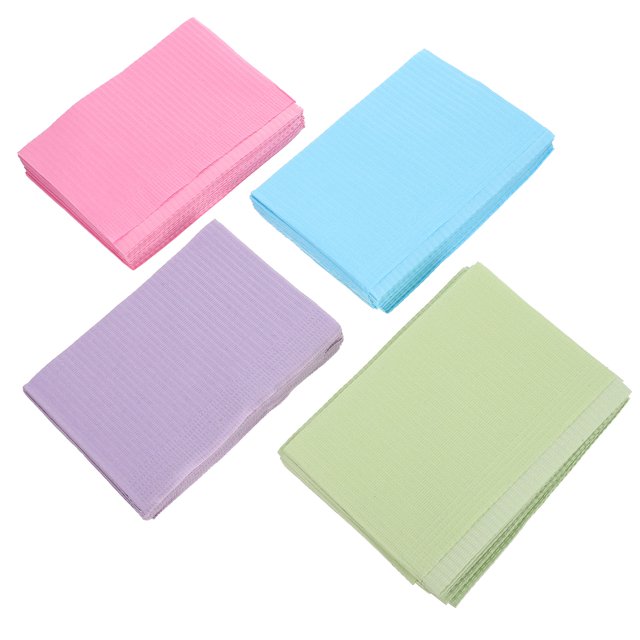 40pcs Hygiene Dental Bibs Disposable Dentist Bibs Napkins for Clinic
