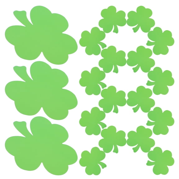 TABLZONE Light Shamrock Cutouts 300g Copper Plate Paper for Playing and Classroom Decoration