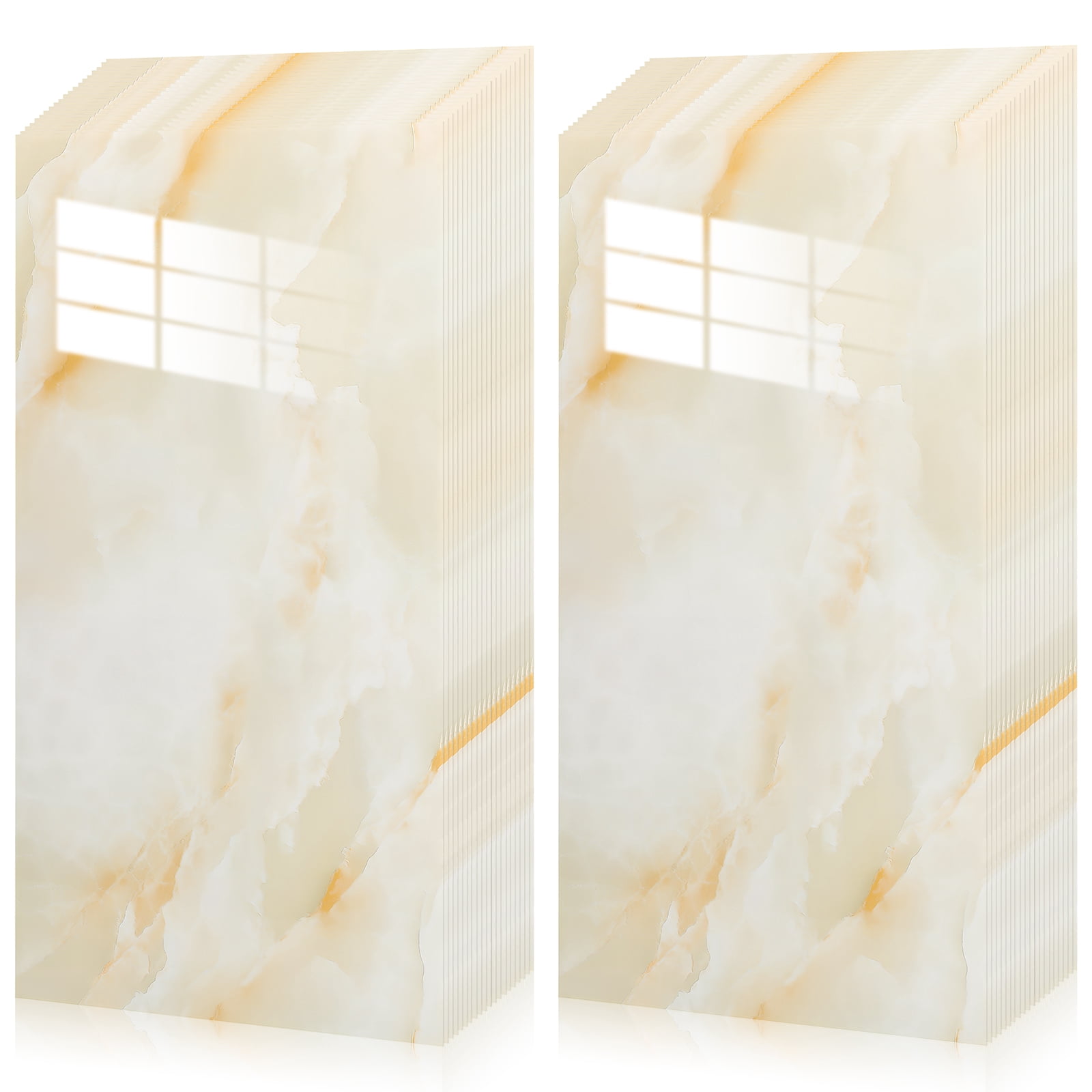 40pcs Peel and Stick Waterproof Shower Wall Panels Bathroom Backsplash Tile Stick on Wall for Bedoom, Kitchen 11.8"x23.62"