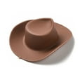 thumbnail image 1 of 40pcs Plastic Big Pendants Cowboy Hat Charm Sienna 46.5x54.5x16mm Hole: 1.4mm, 1 of 2