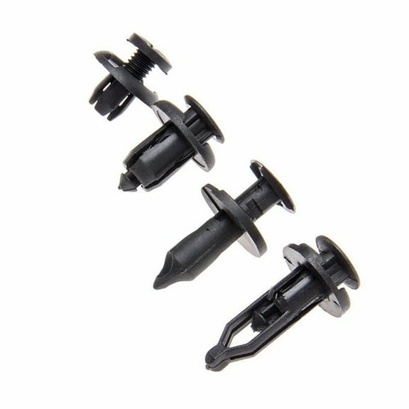 40pcs Plastic Fender Clips Push Bumper Fastener Rivet Clips Universal for Ford GM Chrysler Toyota Honda and More