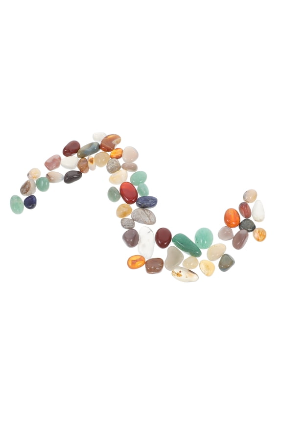 40pcs Polished Agate stones Colorful Rocks And Gems stones Polished Rocks Colored Rocks Shiny Rocks Colorful Rocks 100g