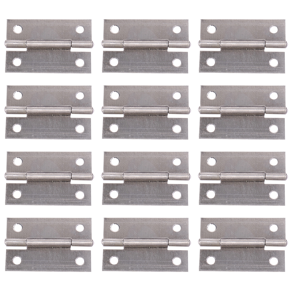 40pcs Practical Folding Butt Hinges Door Hinges Durable Home Iron