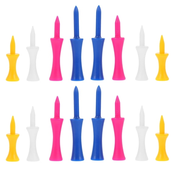 40pcs Premium Golfs Tees Plastic Golfs Holders Golfs Accessories (Random Color)
