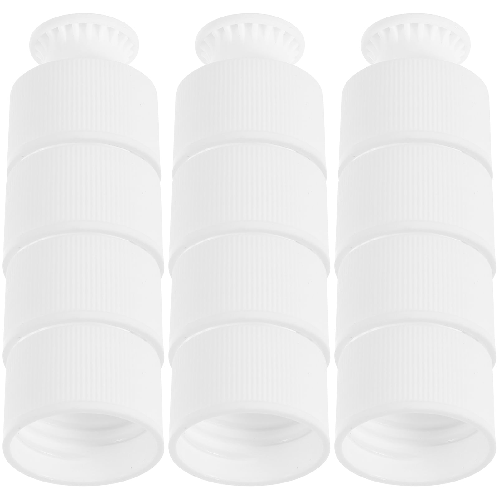 Onaparter 40pcs Push Pull Screw Caps Plastic Bottle Caps Water Bottle