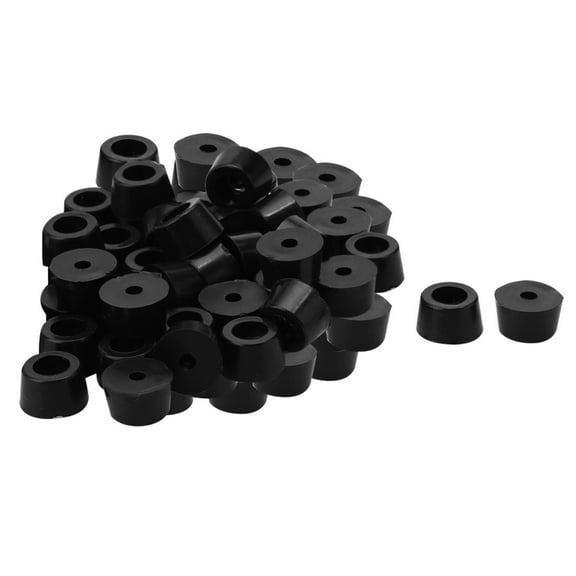 40pcs Rubber Feet Bumper Protector for Printer w Metal Washer, D12x10xH7mm