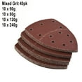 thumbnail image 1 of 40pcs/Set Sanding Sheets Palm Sander 60 80 120 240 Grit Aluminium Oxide, 1 of 6