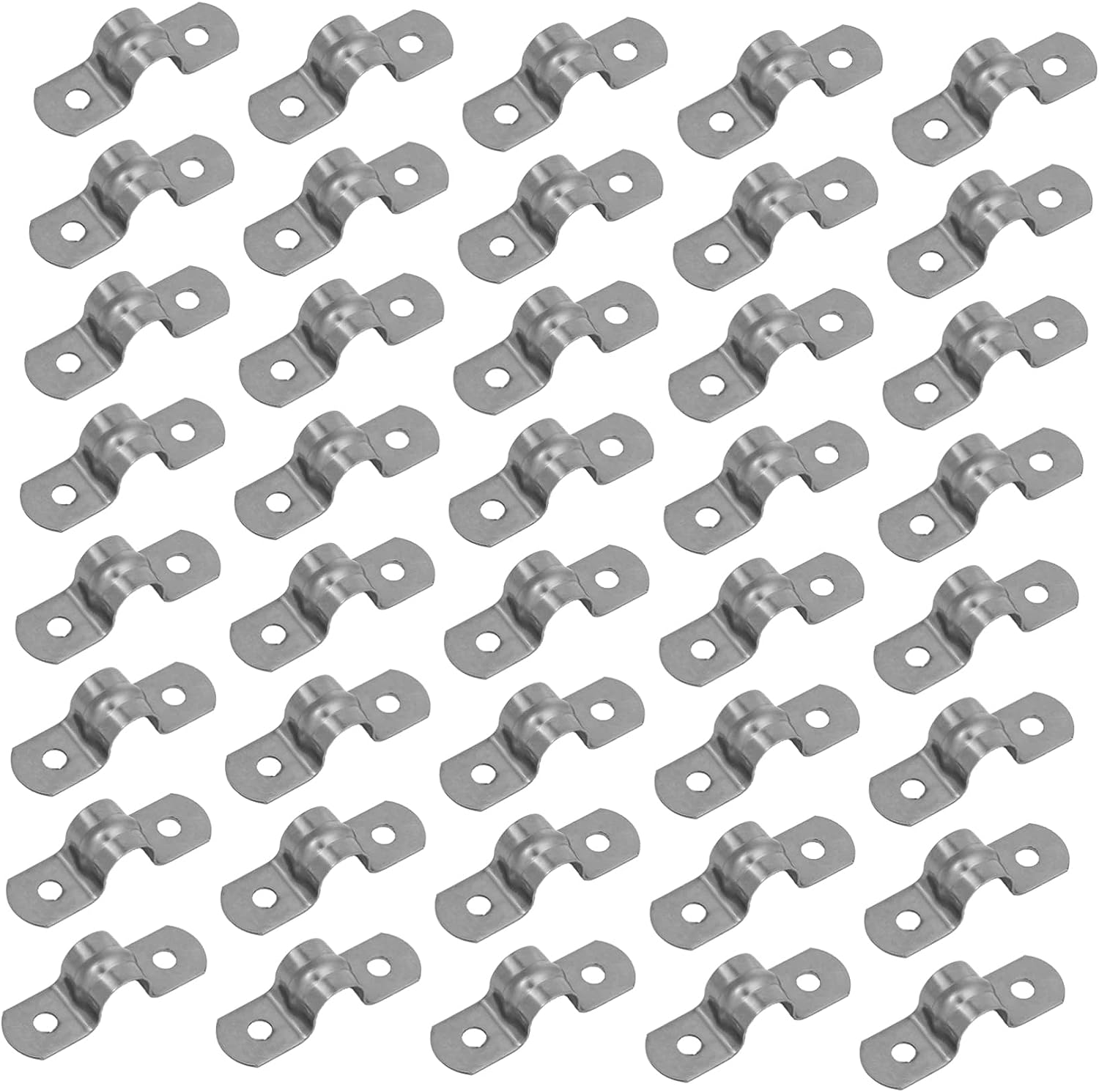 40pcs Uclamp Stainless Steel Cable Hose Clamps Hanger Rack Stand Pipe