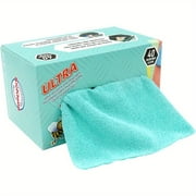 40pcs Ultra-Soft Microfiber Cleaning Cloths - Lint-Free, Reusable Towels for Home, Kitchen & Car - 20.32cm x 20.32cm with Storage Box