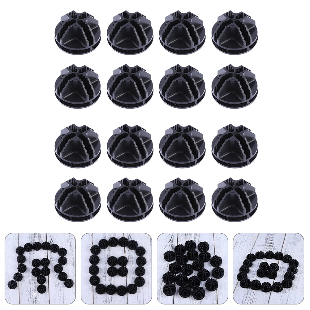 40pcs Wire Cube Connectors Plastic Closet Connectors Shelving Assembly