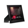 thumbnail image 1 of 40th Anniversary Gifts for Parents, Ruby 40th Anniversary Decorations for Party, 40th Anniversary Frame, Ruby Gifts, 40 Year Anniversary Gift for Wife, Ruby Wedding Anniversary Picture Frames, 8603B, 1 of 5