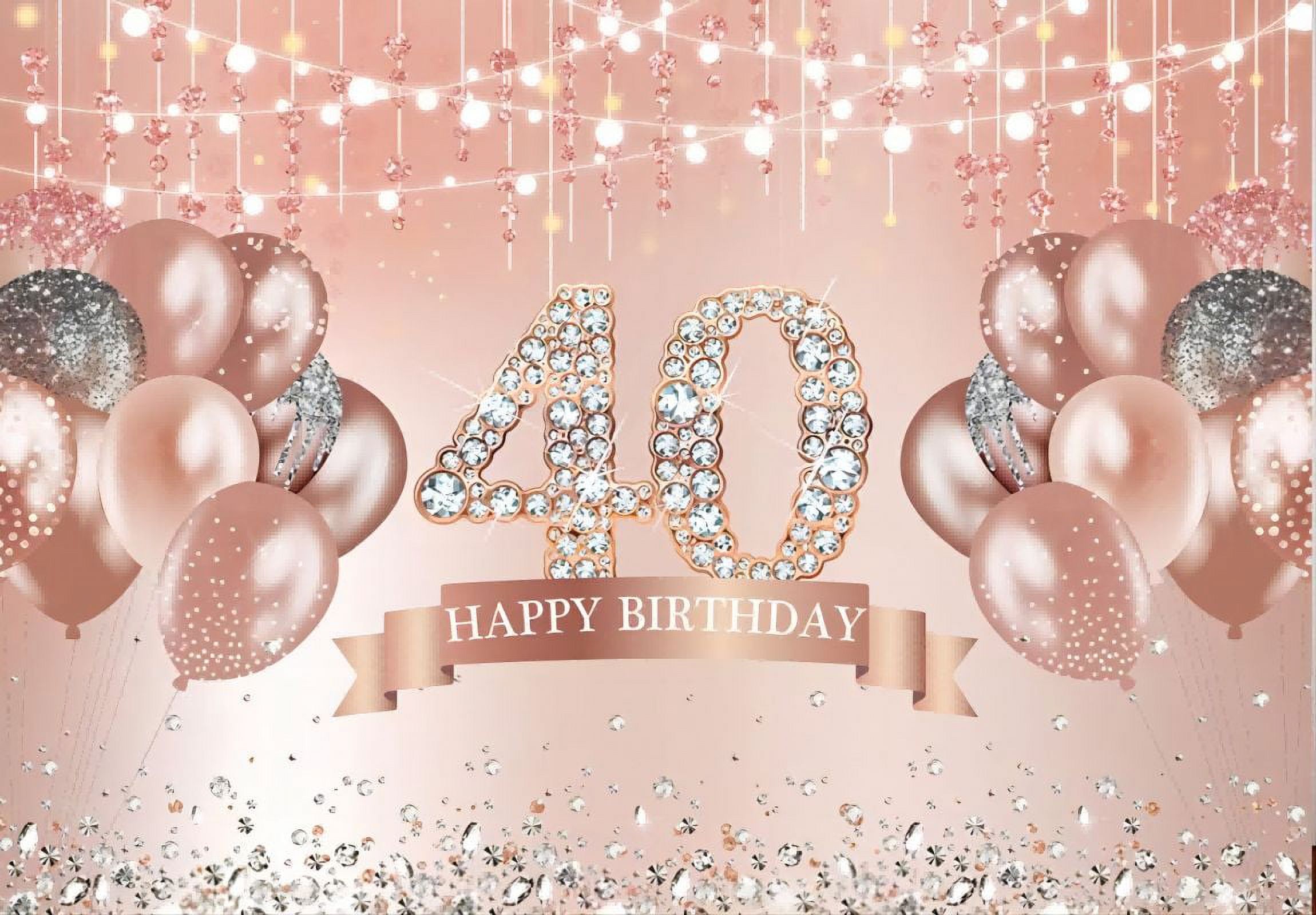 40th Birthday Background Customizable Celebration Photography Party 40th Birthday Background Customizable Celebration Photography Party