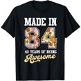 thumbnail image 1 of 40th Birthday Born in 1984 40 Year Old Gift Girls Teen Women T-Shirt, 1 of 3