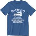 thumbnail image 1 of 40th Birthday Classic Gift Retro 40 Year Old 1978 Men's T-Shirt, 1 of 4