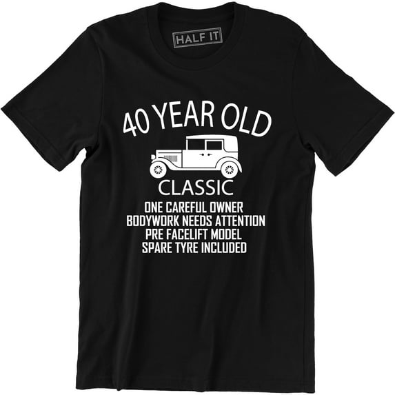 40th Birthday Classic Gift Retro 40 Year Old 1978 Men's T-Shirt