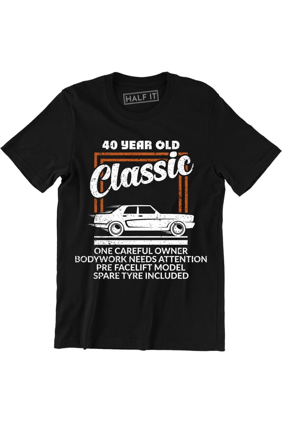 40th Birthday Classic Gift Retro 40 Year Old 1978 Men's Tee Shirt