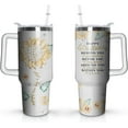 thumbnail image 1 of 40th Birthday Gifts Cup, 40 Oz Stainless Steel Tumbler with Handle & Straw, 40 Year Old Birthday Gifts for Women Coffee Mug, 40th Birthday Decorations for Women, Happy 40th Birthday Gifts for Women, 1 of 7