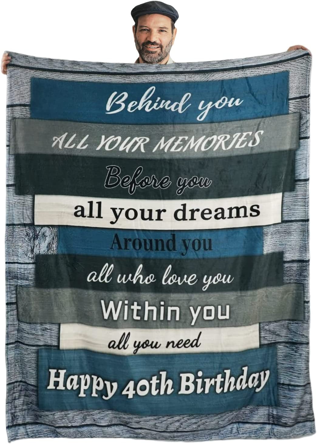 40th Birthday Gifts Men Blanket, 1982 40 Year Old Birthday Gifts for ...
