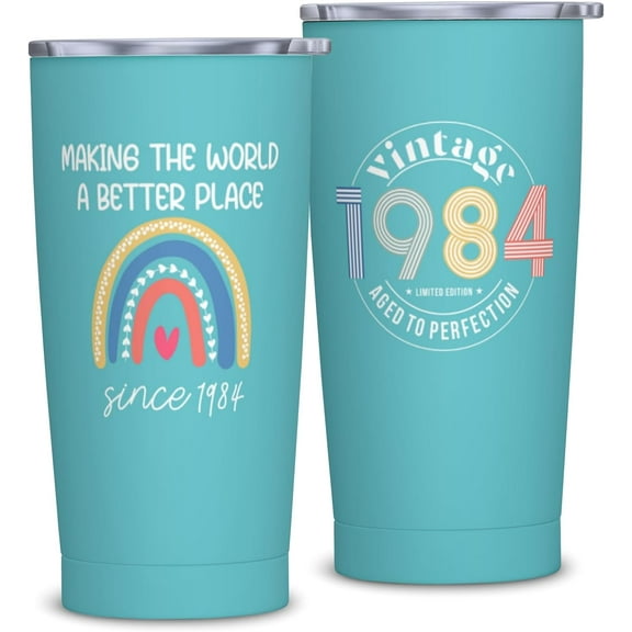 40th Birthday Gifts for Women, 1984 Birthday Gifts Women, 40 Years Old Birthday Gifts for Women, Birthday Gifts for Women Turning 40, 40th Birthday Gifts for Her 20 oz Tumbler