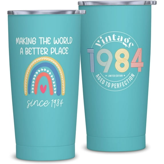 40th Birthday Gifts for Women, 1984 Birthday Gifts Women, 40 Years Old Birthday Gifts for Women, Birthday Gifts for Women Turning 40, 40th Birthday Gifts for Her 20oz Tumbler