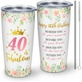thumbnail image 1 of 40th Birthday Gifts Women, 40 Year Old Birthday Gifts for Women, 1984 Birthday Gifts Women, Birthday Gifts for Women Turning 40, Gifts Ideas for 40th Birthday Woman Tumbler 20oz, 1 of 6