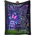 thumbnail image 1 of 40th Birthday Gifts Women Blanket, 1 of 5
