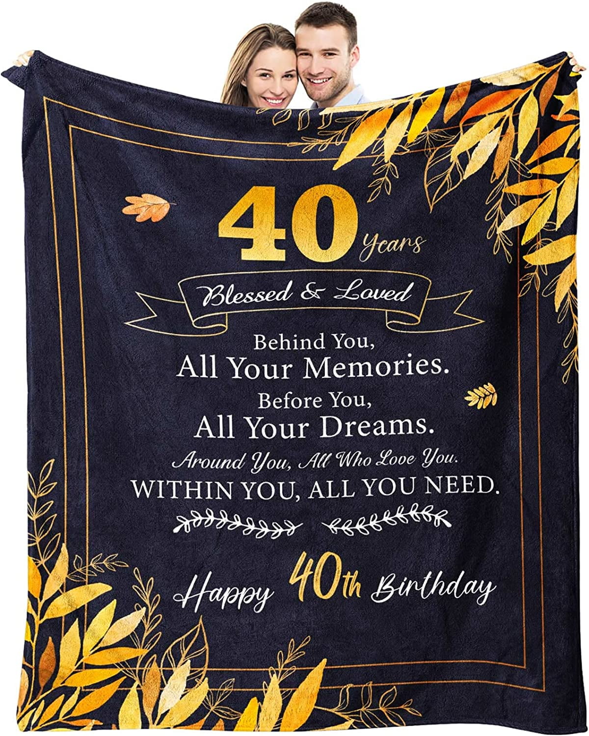 40th Birthday Gifts for Women Men, 40 Year Old Birthday Gift for