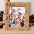 thumbnail image 1 of 40th Birthday Personalized Wooden Frame 8" x 10" Brown (Vertical), 1 of 1