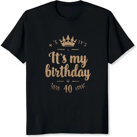 40th Birthday Shirt Birthday Gifts for Men Husband Boyfriend Brother Vintage Graphic Tee